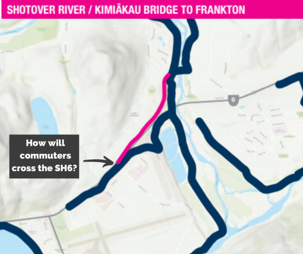 How will you cross the SH6 